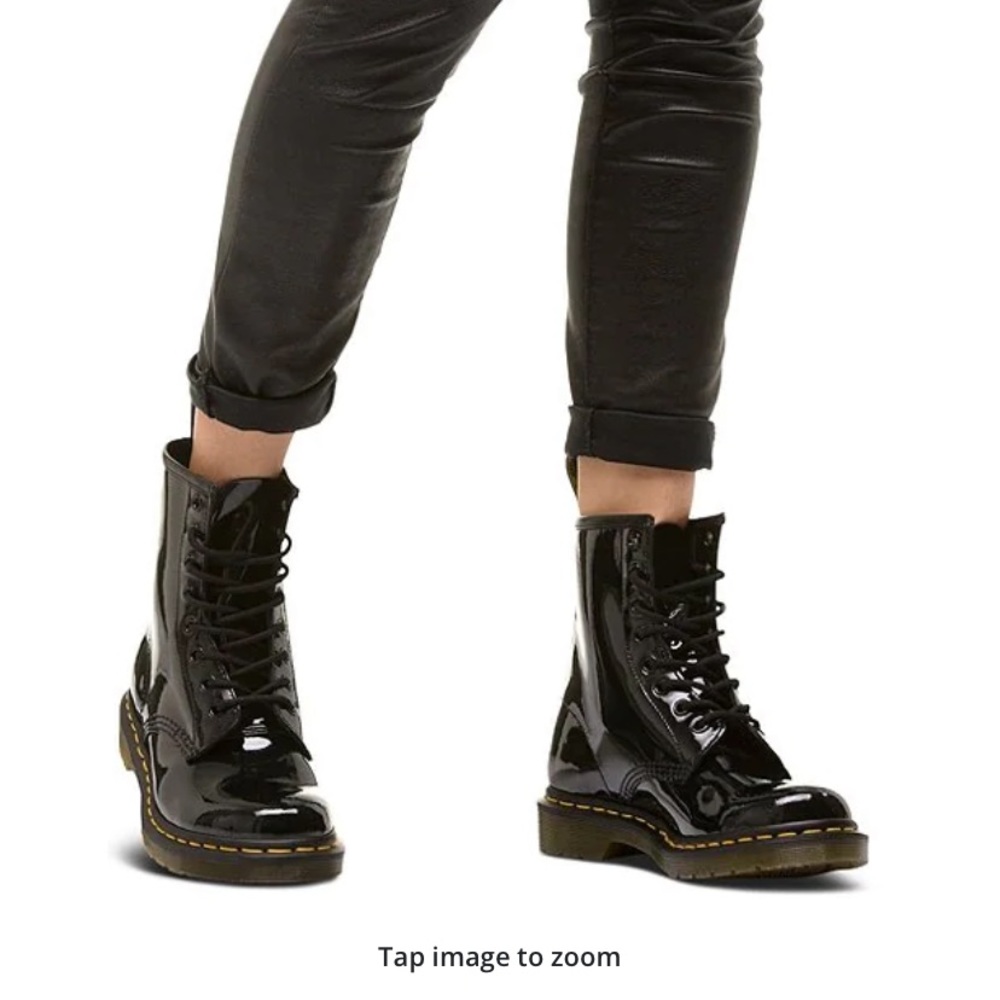 Dr Marten 1460 patent leather boots